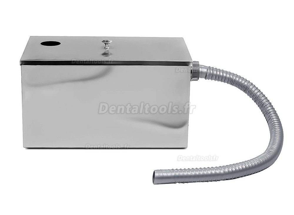 Pi&egrave;ge &agrave; pl&acirc;tre dentaire en acier inoxydable avec filtre et d&eacute;cantation &agrave; 5 couches